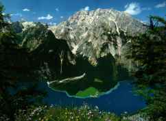 Blick von der Gotzenalm auf den Königssee